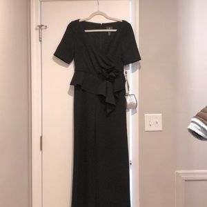 Adrianna Papell black crepe jumpsuit